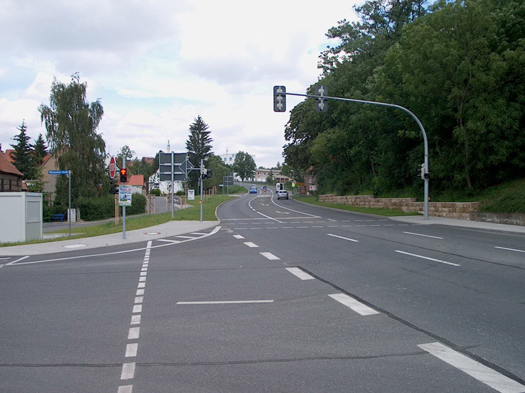 Foto der Ortsdurchfahrt in Mellingen