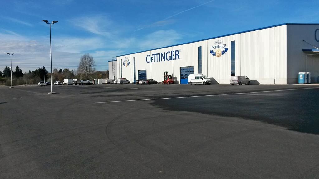 Foto der Oettinger Brauerei